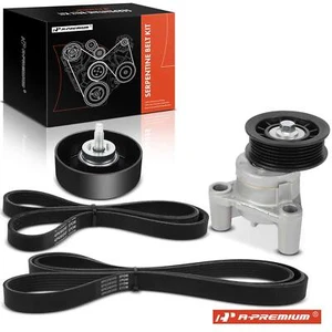 4x Serpentine Belt Drive Component Kit for Chevy Silverado 2500 HD 2015-2018 GMC - Picture 1 of 9