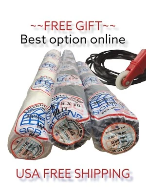 NUEVO ABC PANTALLAS BLANCO ventanas puertas patios O cualquier apertura KIT PANTALLAS HÁGALO USTED MISMO + REGALO Foto 1 de 4