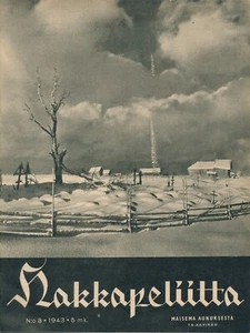 Revista de Tiempo de Guerra Finlandia Hakkapeliitta 1943 #3 Segunda Guerra Mundial - Aunus (Olonetsky, Rusia) - Imagen 1 de 2