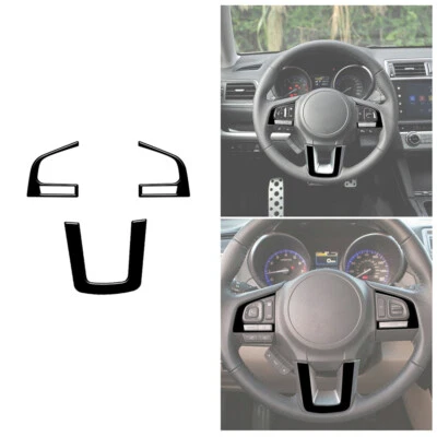 Panel de volante piano interior negro para Subaru Outback 2015-2017 Foto 1 de 4