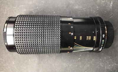 ALBINAR ADG 80-200mm 1:3.9 MC Macro Zoom 55mm Lens - Minolta Mount w/ Box & book - Image 1 of 4