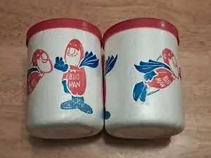 2 enfriadores de latas de cerveza Budweiser Bud Man mascota espuma de poliestireno aislador de espuma Coozie de colección - Imagen 1 de 9