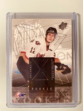 00-01UPPER DECK SPX Jordan Krestanovich Game Used Jersey CHL Rookie Card RC #126