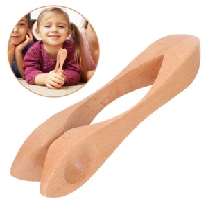 Wooden Spoon Musical Instrument Toddler Percussion Musicla Spoons - Picture 1 of 12