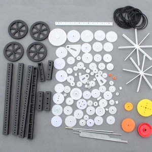 Plastic Gear Shaft RC Worm Set Motor Gearbox Robot Toy Model Parts Kit DIY Craft - Picture 1 of 69