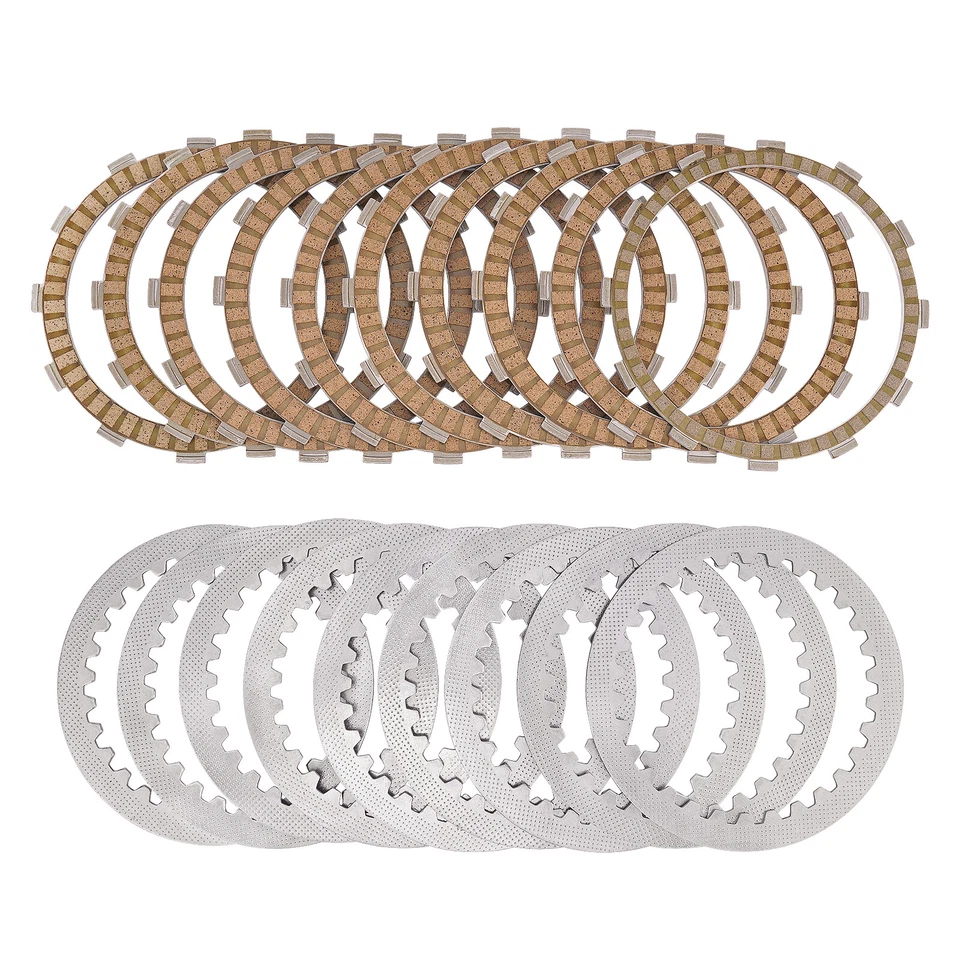 19Pcs Clutch Plates Kit 13088-0031 for Kawasaki ZG1400 Concours 14 GTR1400 08-17 Foto 1 de 4