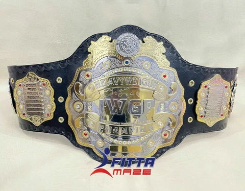 IWGP World Heavyweight Wrestling Championship Replica Title Belt Adult Size Cover
