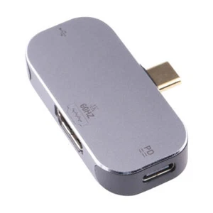 3 in 1 USB-C / Typ-C Stecker auf USB-C / Typ-C Laden + USB + 4K 60Hz HDMI Femal - Bild 1 von 5