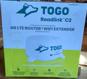 Winegard WF2-TH2 Togo Roadlink C2 4G LTE Connectivity Router + WIFI Extender - Picture 1 of 7