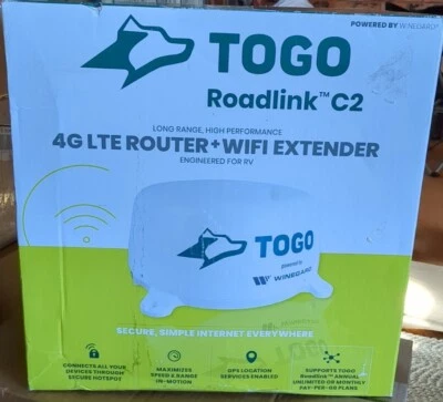 Winegard WF2-TH2 Togo Roadlink C2 4G LTE Connectivity Router + WIFI Extender - Image 1 of 4