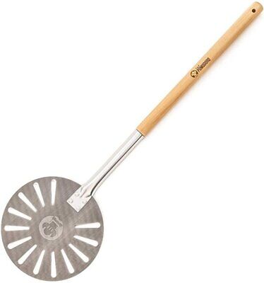 Aluminum 9-Inch Turning Pizza Peel With Detachable Wood Handle For Easy Storage, • 49.99$