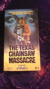 The Texas Chainsaw Massacre 1974 (Media VHS) See Pics.