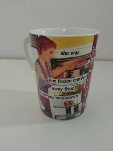 Taza de café Anne Taintor con crisis nerviosas diseño retro divertido humorístico té - Imagen 1 de 7