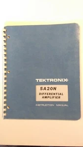 Tektronix 5A20N Differential Amplifier Instruction Manual 070-1138-00 Prntd 1977 - Picture 1 of 5