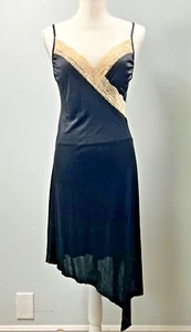 Forever 21 Lace Cami Midi Dress Sleeveless Slip Retro Size M Romantic Gothic - Picture 1 of 15