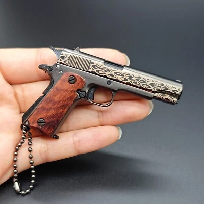 Edición Limitada 1911 Llavero, Metal Pistola Llavero Pistola Llavero para Hombres Hijo Foto 1 de 4