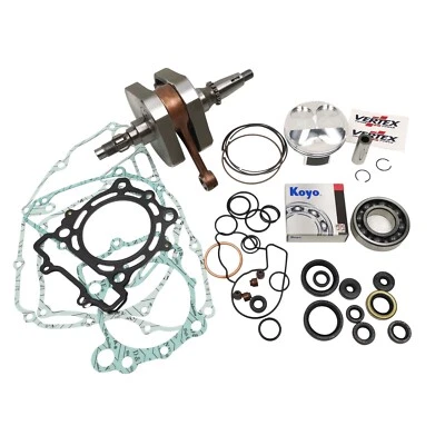 Yamaha YZ250F 2008-2013 Full Engine Rebuild Kit High Comp Vertex Piston Crank - Image 1 of 4