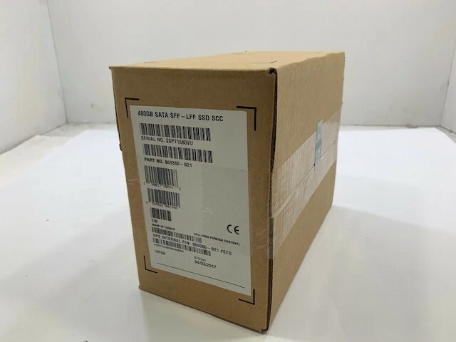 869380-B21- HP 480GB SATA 6G 3.5" LFF SC RI Solid State SSD Hard Drive  - Image 1 of 1
