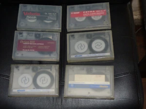 QUARTER INCH DATA CARTRIDGE LOT OF 10 - Picture 1 of 5
