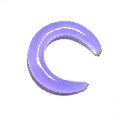 Czech Lavender Opal Stone Septum Pinchers, Handmade Size 12g to 5/8  & Customize - Image 1 of 4