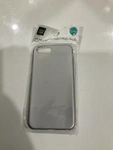iPhone 6s Plus/7 Plus/8 Plus Grey Silicon Case - Picture 1 of 2