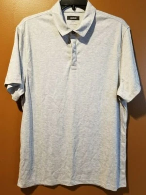 Polo de manga corta gris jaspeado ALFANI para hombre S Foto 1 de 3