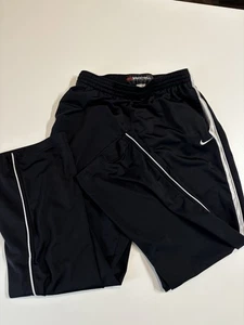 Men's Y2K Nike Basketball Sweat Pants With Side Zippers SZ XL - Picture 1 of 7