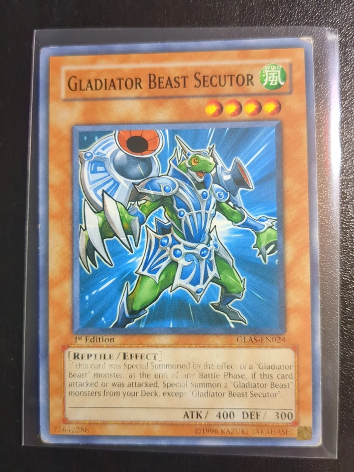 Gladiator Beast Secutor GLAS-EN024 Gladiator's Assault-1st Edition 1st Edition - Image 1 of 4