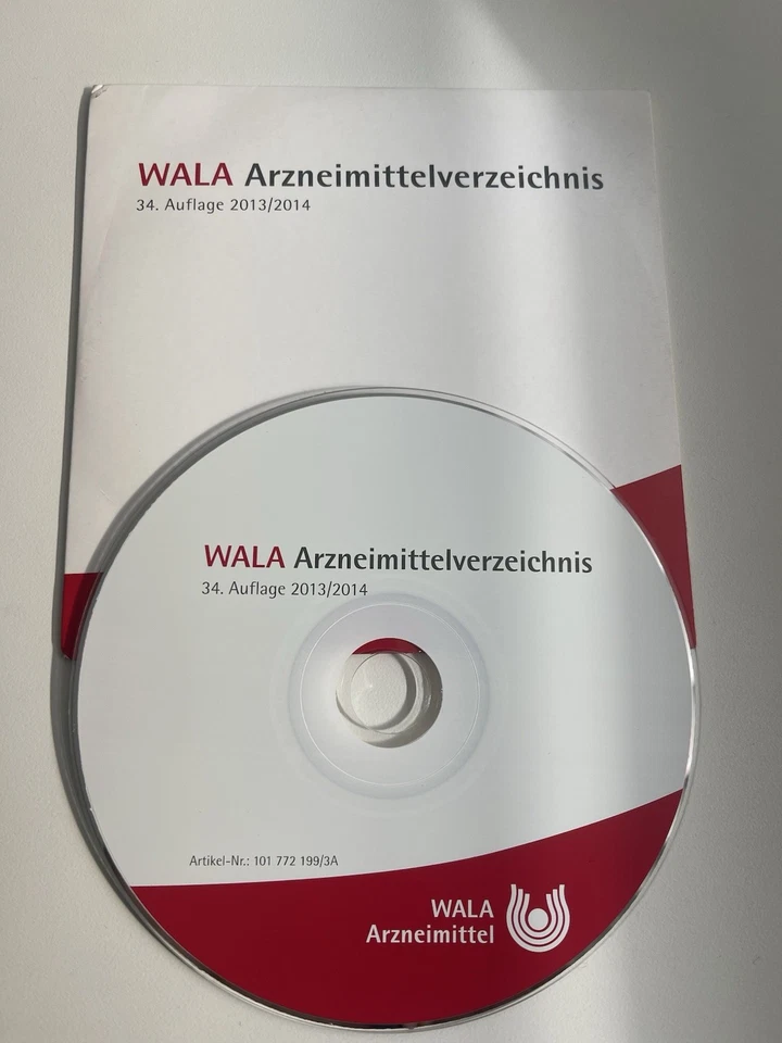 WALA Arzneimittelverzeichnis auf CD für Heilpraktiker Homöopathie Hebamme - Bild 1 von 1