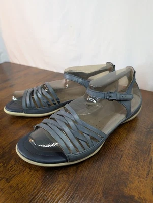 Ecco Flash 女式露趾凉鞋蓝色 41 (10) 码 — 第 1/4 张图片