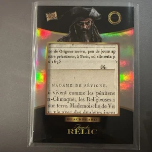 2025 Pieces Of The Past Villains Blackbeard Jumbo Relic! - Picture 1 of 2