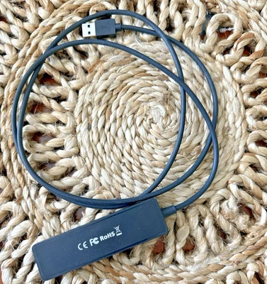 RoHs USB 3.0 4-Port Hub High Speed Splitter with Cable – Black - Image 1 of 3