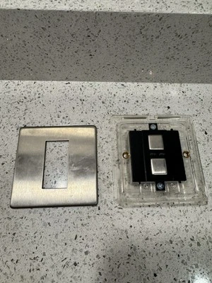 Lightwave LW450 SS Connect Series 1-Gang 2-Way  Dimmer Switch Stainless Steel - Image 1 of 4