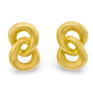 Angela Cummings Vintage Ohrringe 18k Gelbgold - Bild 1 von 7