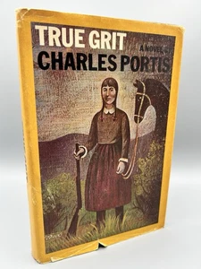 True Grit Charles Portis 1968 Book Club Edition BCE HC/DJ - Picture 1 of 12