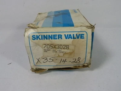 Skinner 705X3D2B 2-Way NC Brass Solenoid Valve  NEW - Image 1 of 4