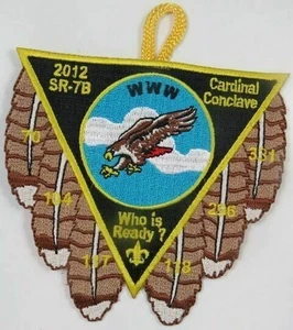 2012 SR-7B OA Cardinal Conclave Patch w/ loop Camp Cherokee - Picture 1 of 1