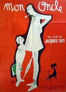 MON ONCLE - MY TÍO - TATI - RARE REEDICIÓN GRAN PÓSTER DE PELÍCULA FRANCESA - Imagen 1 de 1