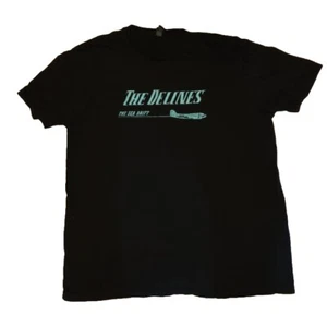 THE DELINES The Sea Drift XL Gildan Black Softstyle T-Shirt Mens Used - Bild 1 von 3