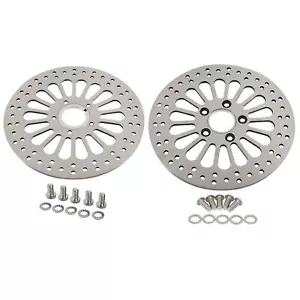 11.5" Brake Rotor Front & Rear Rotors Disc For Harley Touring Super Spoke SS - Picture 1 of 9