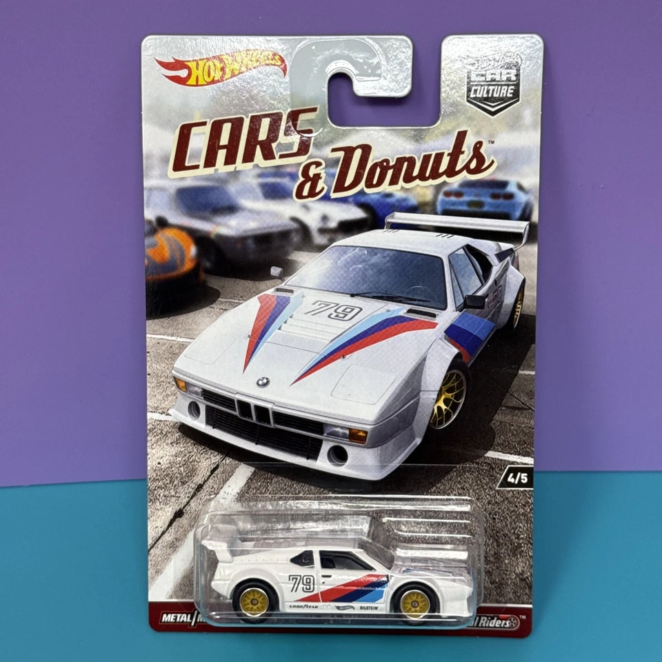 Hot Wheels Car Culture Cars And Donuts BMW M1 PROCAR 2017 nuevo Mattel Foto 1 de 4