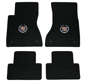 LLOYD Classic Loop™ 4pc FLOOR MAT SET 2003-2007 Cadillac CTS logos on front mats