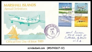 MARSHALL ISLANDS - 2003 AIR MAIL DEFINITIVES / AIRCRAFTS / AVIATION 4V FDC (B196 - Picture 1 of 1