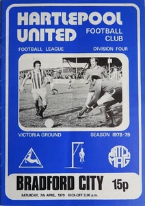 Hartlepool United v Bradford City 1978-79 - Division 4 - 7 April 1979 - Picture 1 of 1