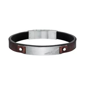 Bracelet SECTOR Man Woman Bandy Brown Leather SZV81 - Picture 1 of 5