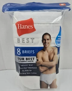 Hanes Premium Slips Herren Größe MEDIUM 8er Pack Tighty Whities Unterwäsche - Bild 1 von 7