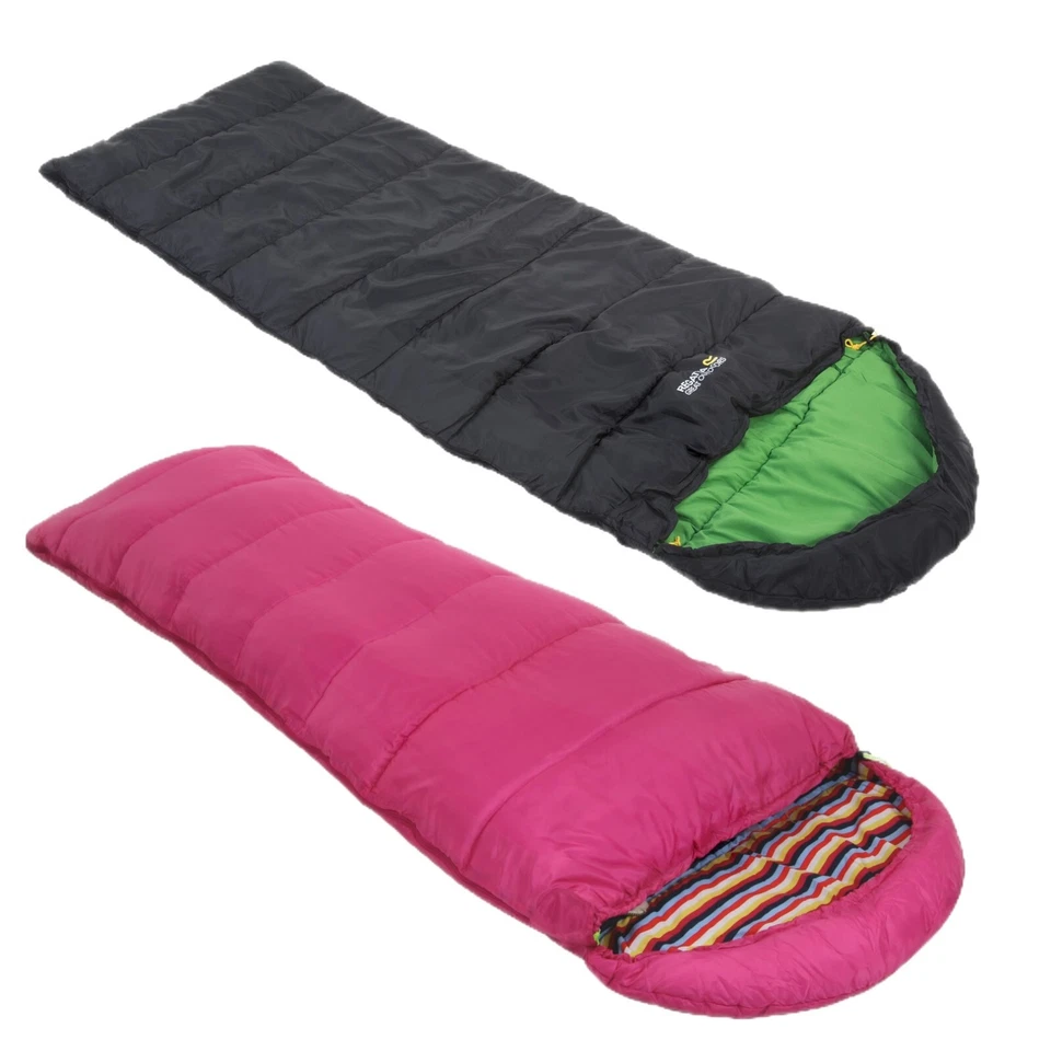 Saco de Dormir Regatta Single Mummy Hana 200 Exterior 2 Temporadas Camping Rectangular Foto 1 de 4