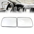 Upper Towing Mirror Glass Left & Right Fit Dodge Ram 1500 2500 3500 Pickup Truck