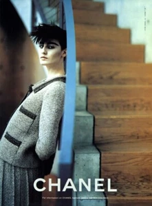 1998 Chanel Erin O'Connor Karl Lagerfeld fashion 7-page MAGAZINE AD - Picture 1 of 4