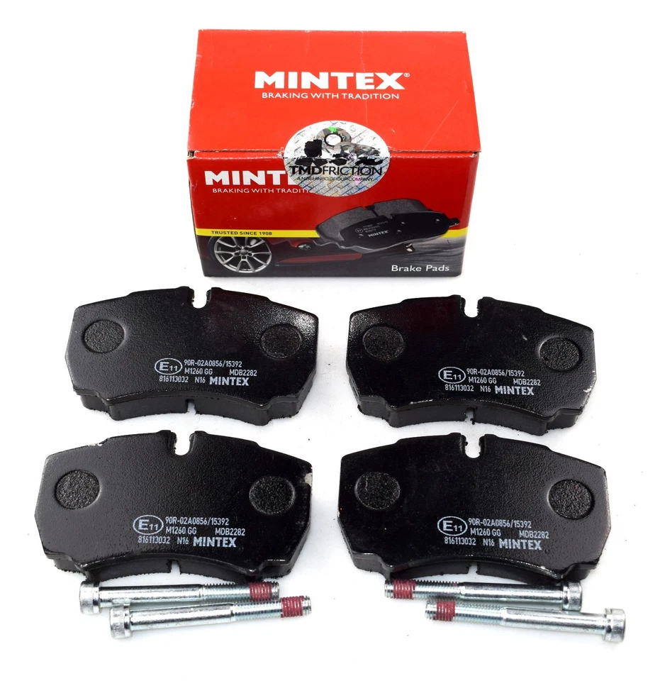 MINTEX REAR AXLE BRAKE PADS FOR IVECO DAILY MDB2282 (REAL IMAGE OF PART) - Image 1 of 1
